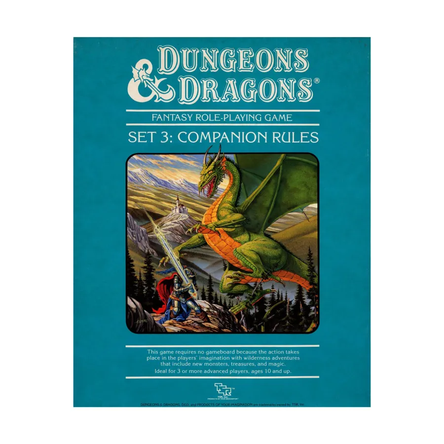 

Бокс-сет Companion Rules Set (1st Printing), Basic Dungeons & Dragons (Original Edition) - Box Sets & Core Rules