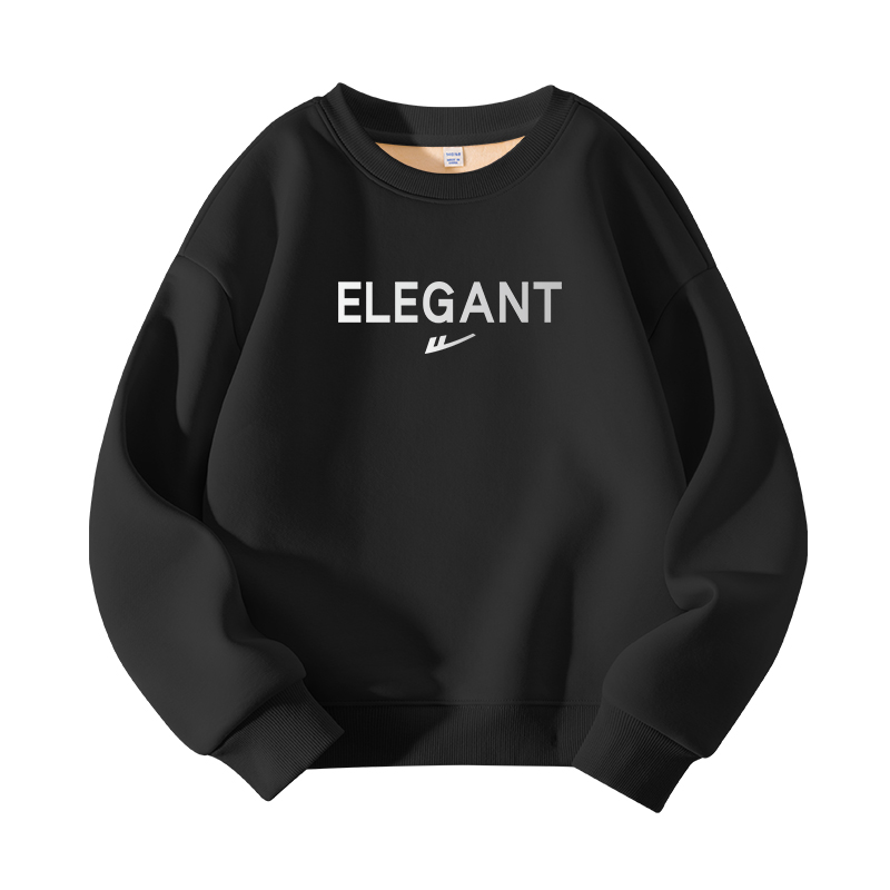 

Детский свитшот с круглым вырезом утепленный WARRIOR, черный/h in flight