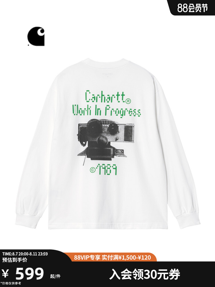 

Футболка Carhartt WIP мужская, черный