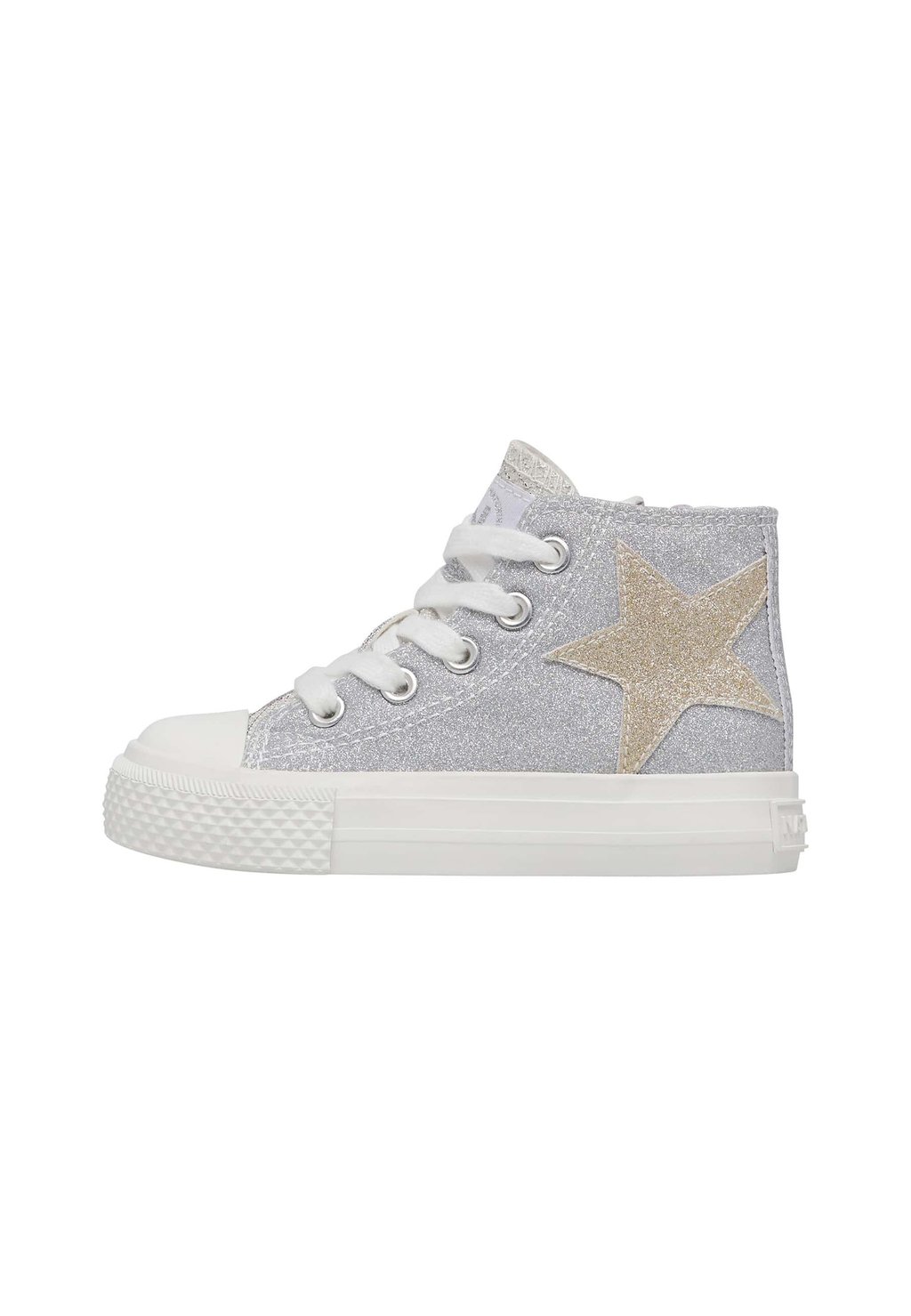 

Детская обувь High-top trainers Naturino, серебряный