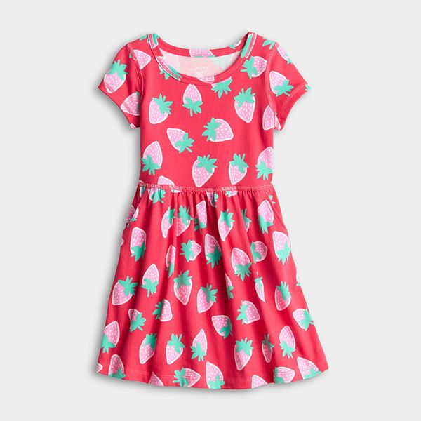 

Сенсорное адаптивное платье для девочек 6-12 лет Jumping Beans, Red Strawberry