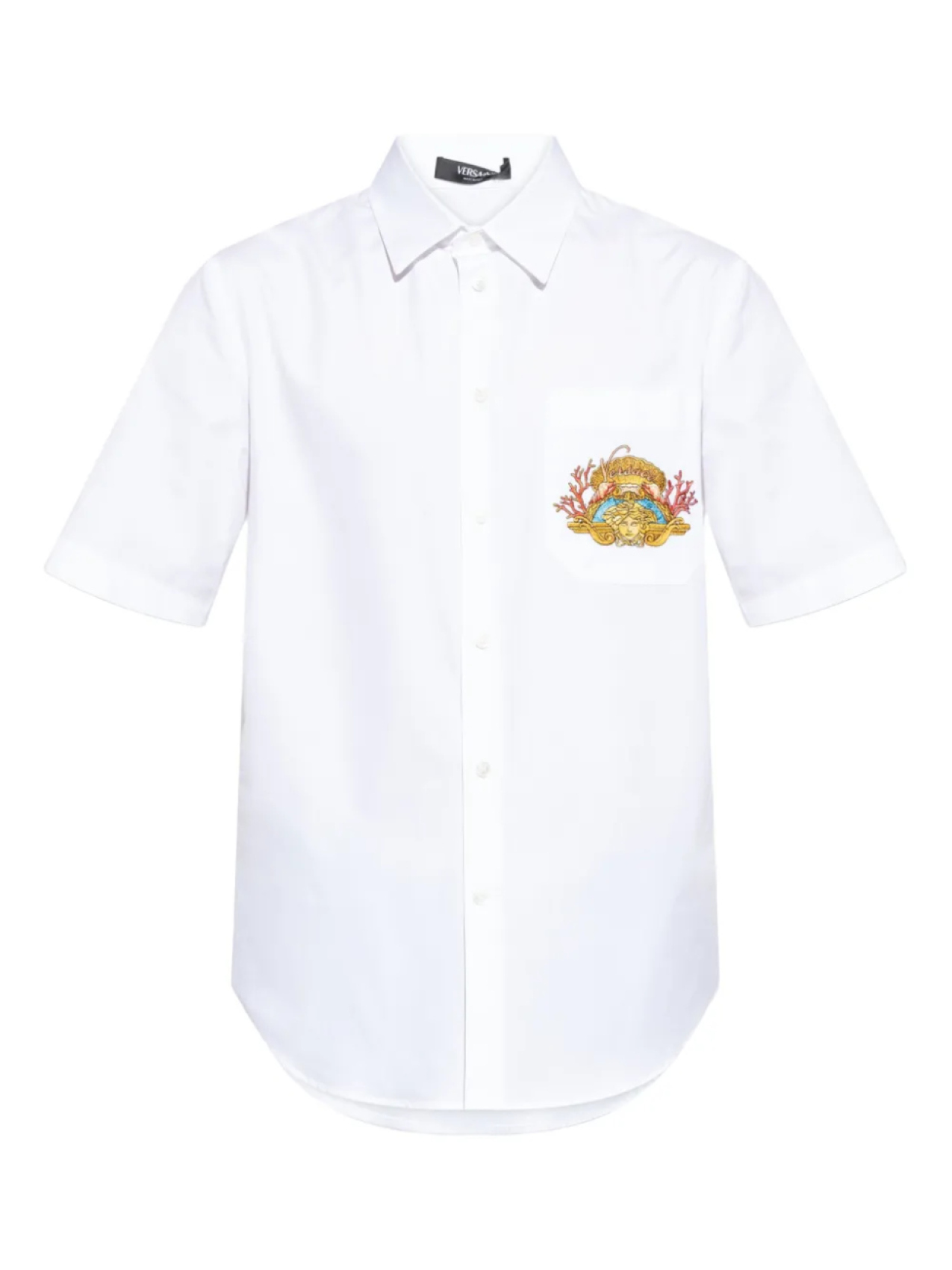 

Versace рубашка с логотипом, белый