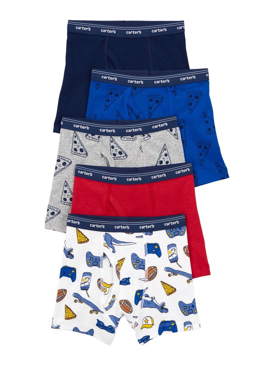 

Трусы Carter's, цвет Blue/mottled grey/Red/White