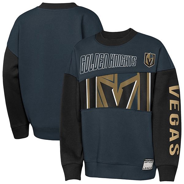 

Свитшот Vegas Golden Knights Impact Player, молодежный, стальной/черный Outerstuff