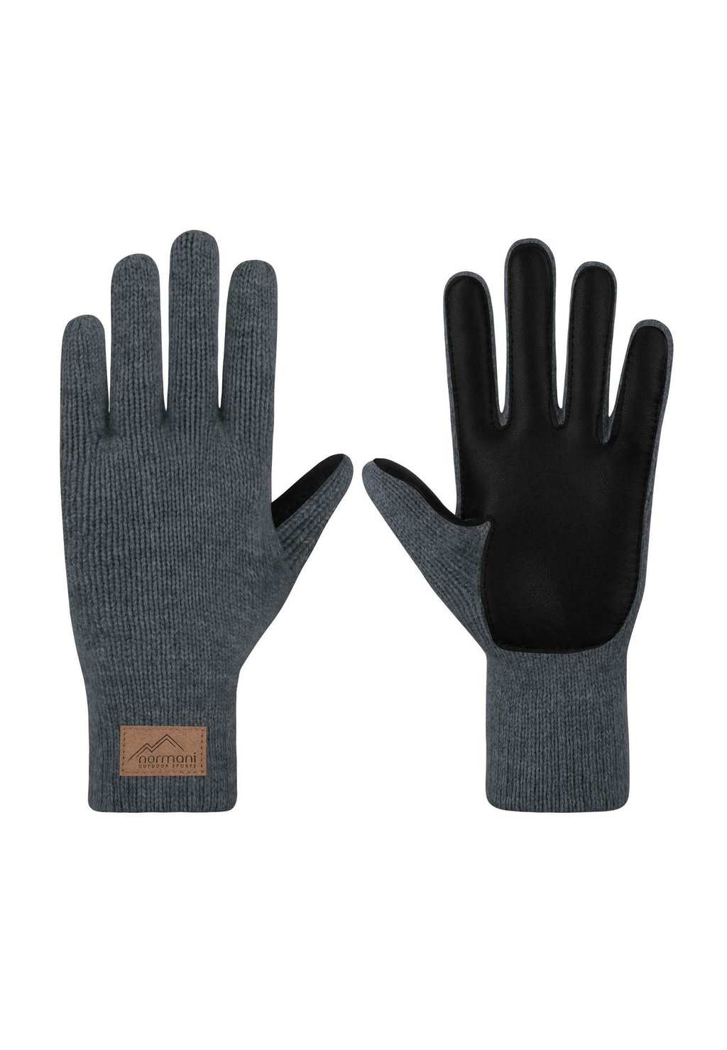 

Перчатки WINTER MERINO WOLLHAND STRICK normani Outdoor Sports, антрацит