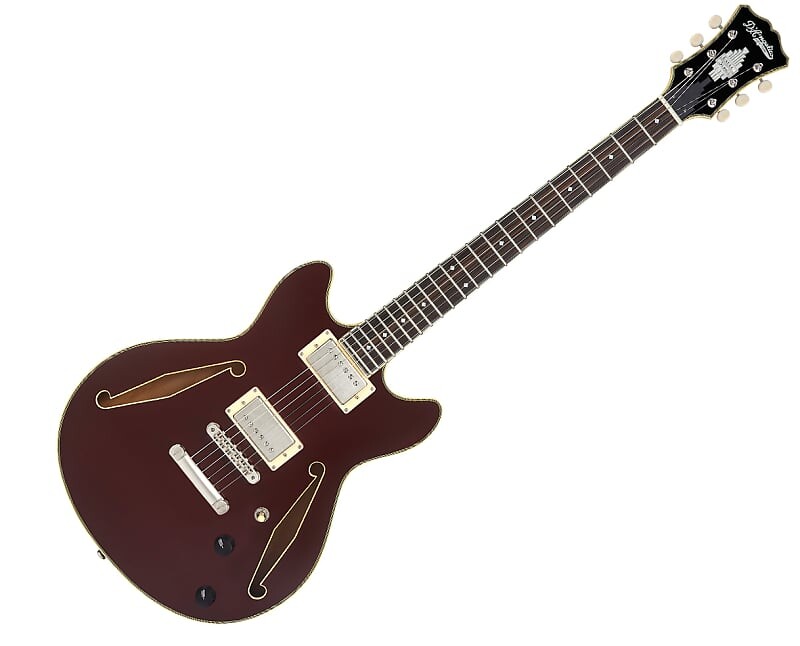 

Электрогитара D'Angelico Excel Mini DC Tour Electric Guitar - Solid Wine