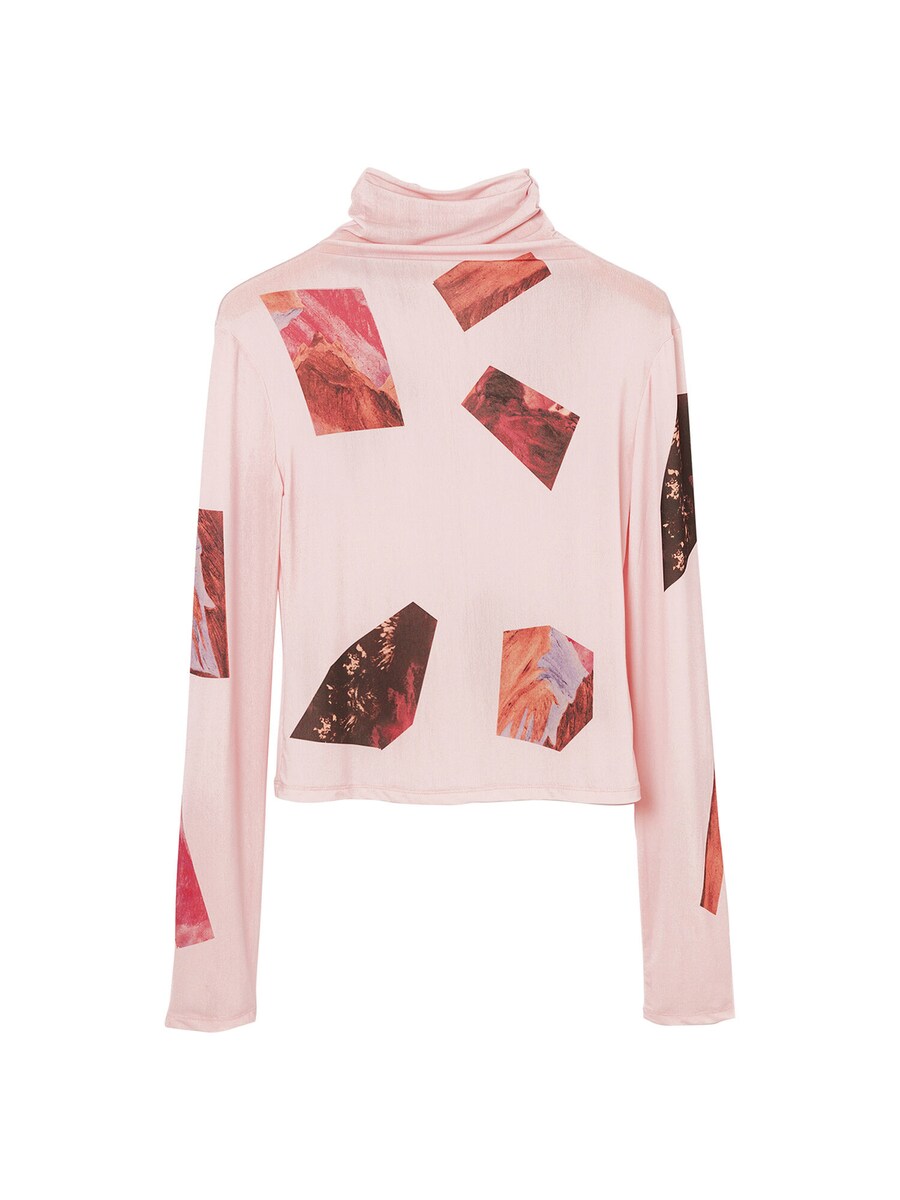 

Лонгслив Desigual Shirt, розовый
