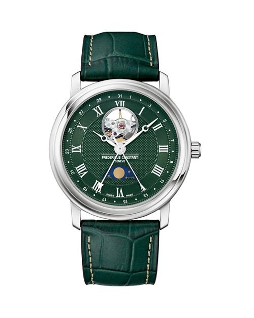 

Автоматические часы Classics Heart Beat Moonphase, 40 мм Frederique Constant, цвет Green