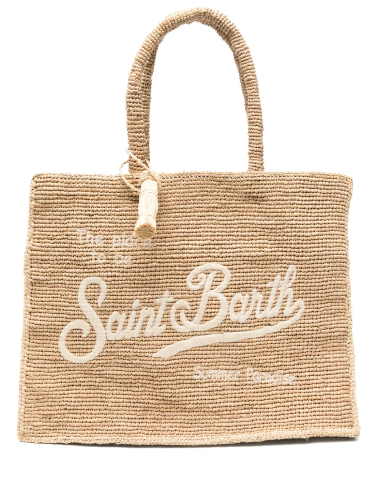 

Сумка-тоут MC2 Saint Barth Vanity Raffia, нейтральный