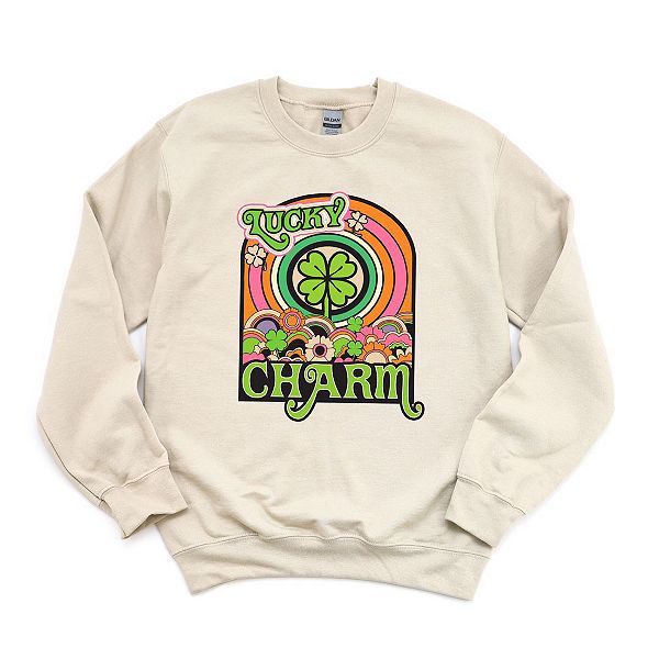 

Свитшот Lucky Charm в ретро-стиле Simply Sage Market, Dust