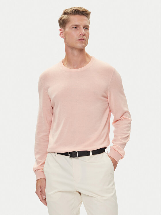 

Свитер slim fit Leno-P 50468239 Boss, розовый