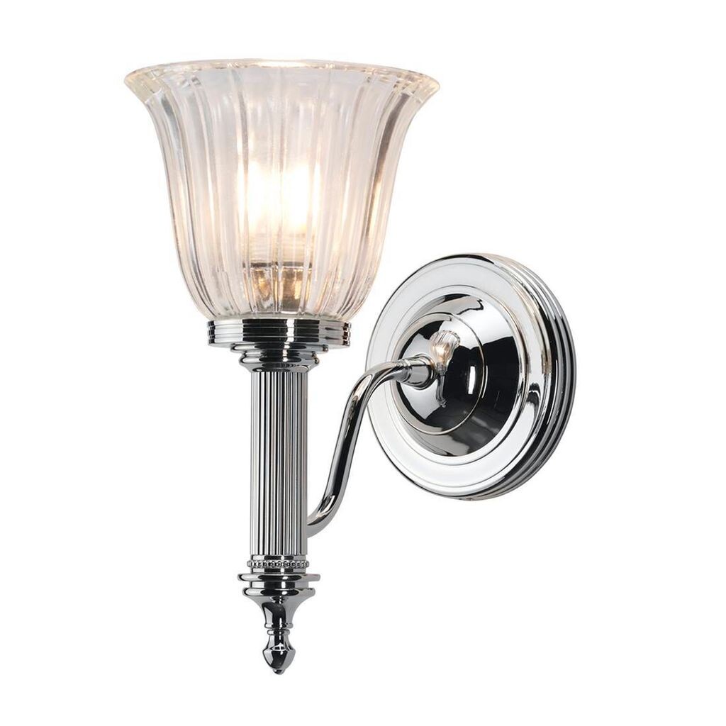 

Настенный светильник Carroll1, хром и стекло Elstead Lighting