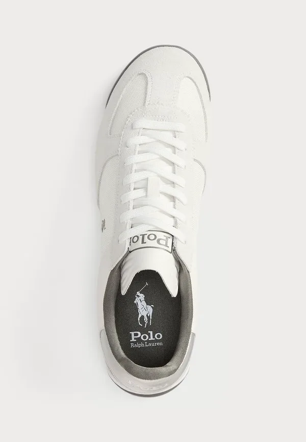Кроссовки varick из замши и оксфордской кожи Polo Ralph Lauren, White/Grey/Silver — фото 4