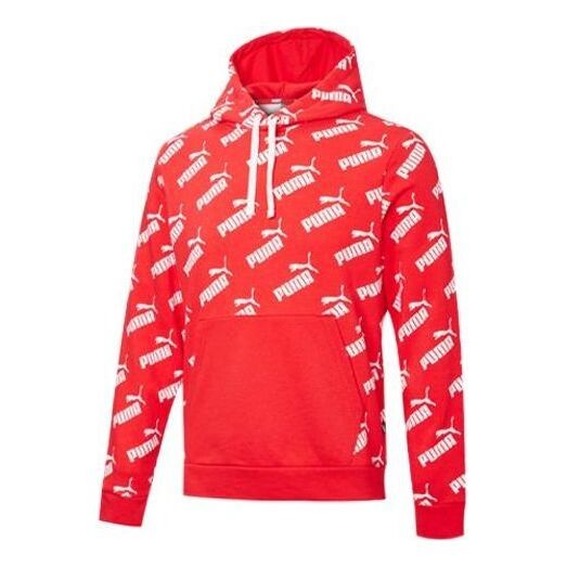 

Толстовка amplified track hoodie 'red' Puma, красный