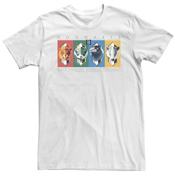 

Футболка Big & Tall с символами факультетов Хогвартса Harry Potter