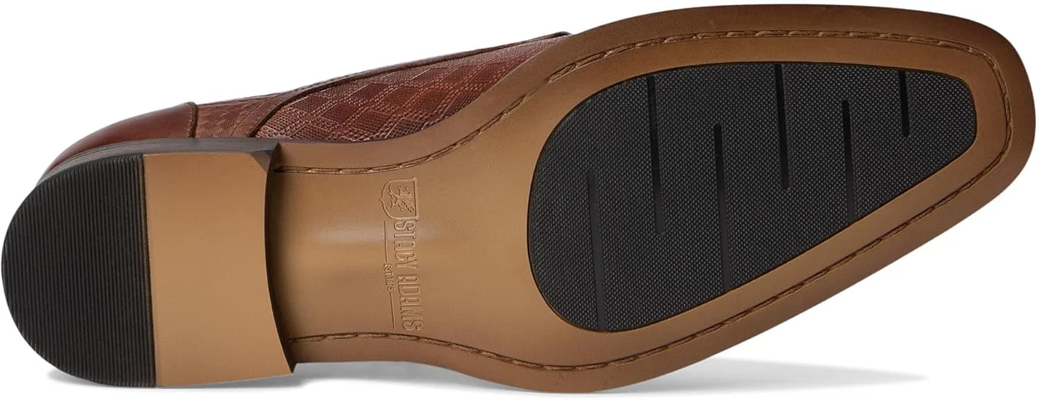 Мужские оксфорды Stacy Adams Simmons Bike Toe на шнуровке, Cognac — фото 4