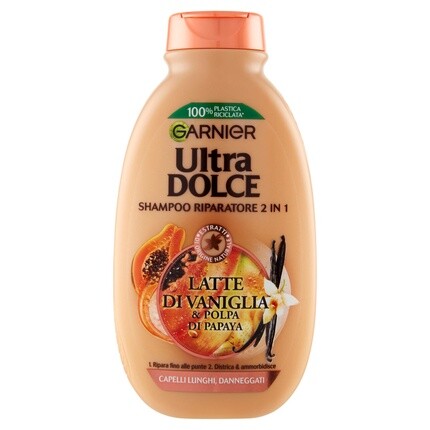 

Шампунь Ultra Dolce Vanilla And Papaya Pulp для длинных волос - 250 мл Garnier