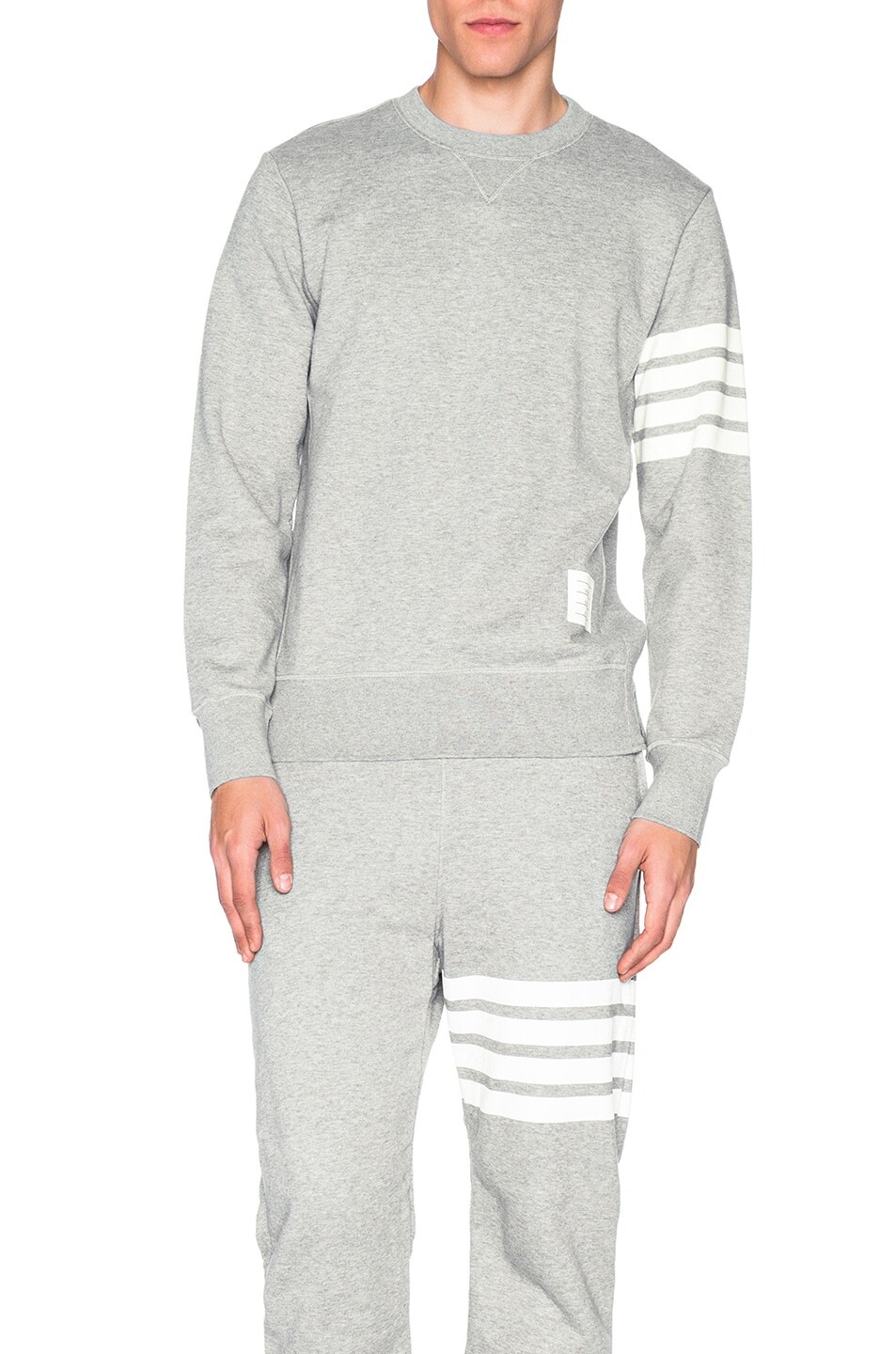

Толстовка Thom Browne Classic, цвет Light Heather Grey