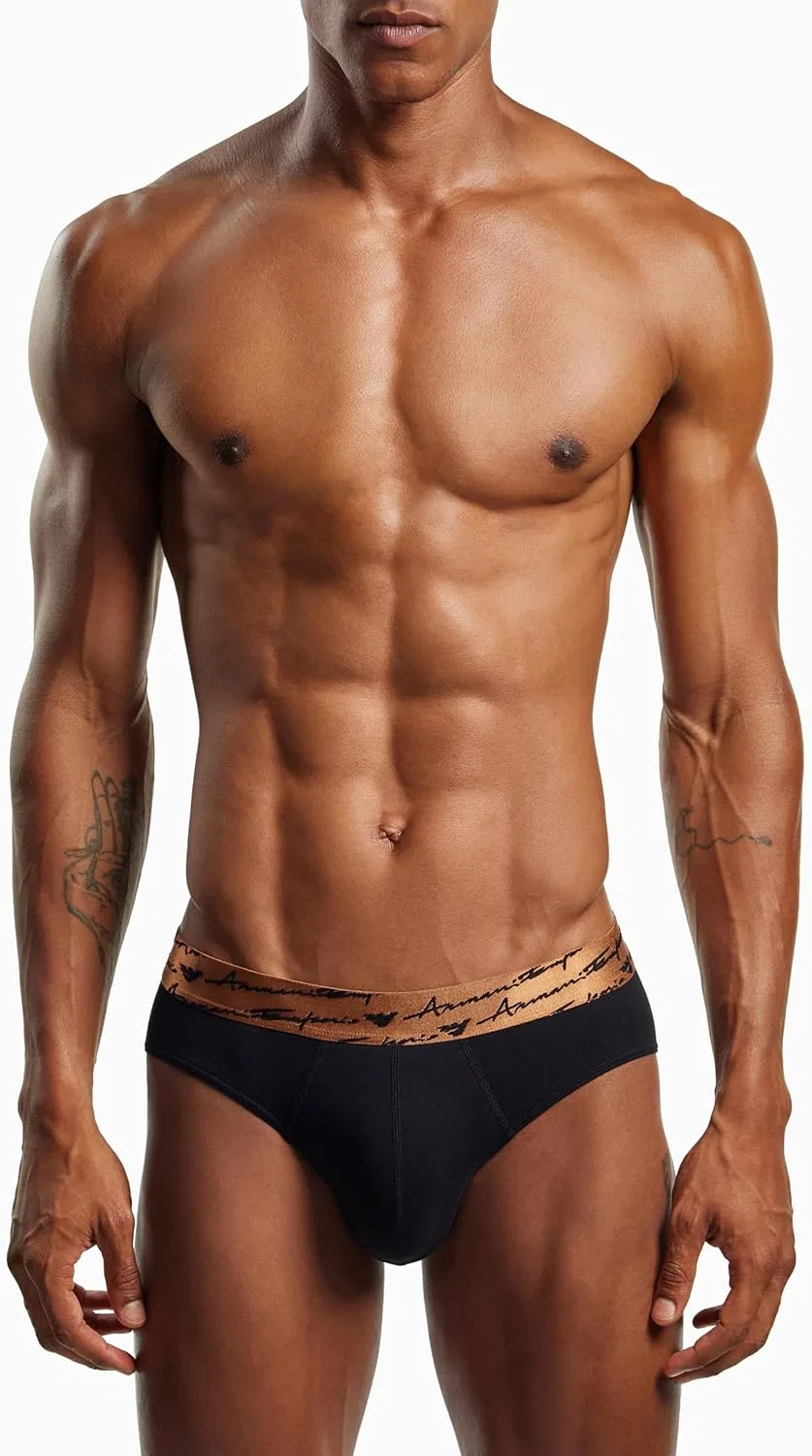 Брифы Holiday Script 2 Pack Emporio Armani, черный — фото 2