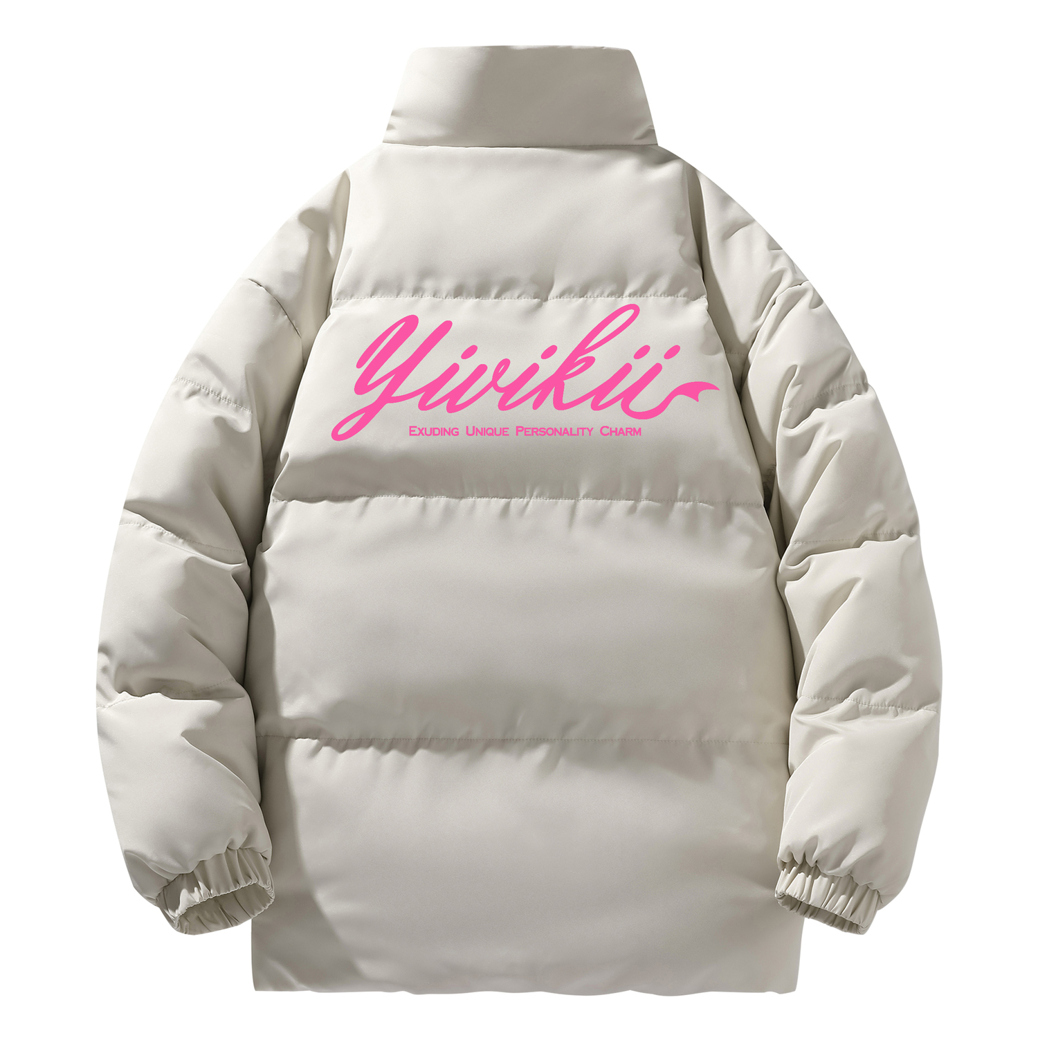 

YIVIKII Пуховик унисекс Phantom Black, Desert Khaki
