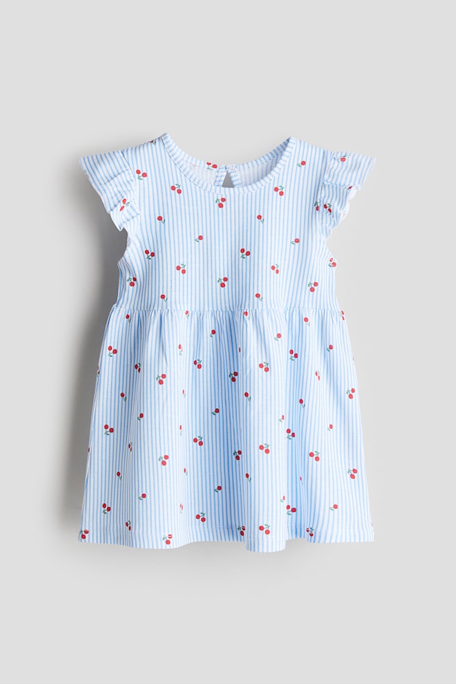 

Платье из хлопка с принтом H&M, мультиколор
