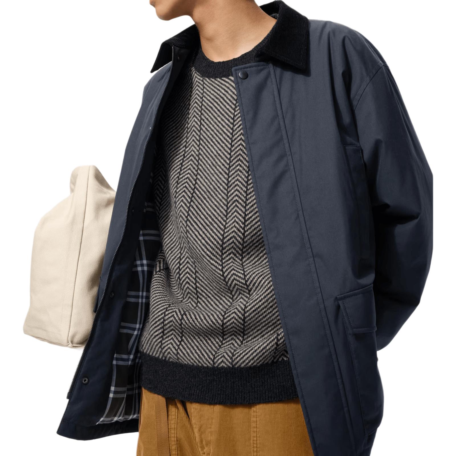 Куртка-пуховик JW Anderson FW25 мужская UNIQLO, синий — фото 3
