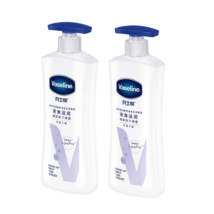 Vaseline Увлажняющий лосьон для тела с освежающим ароматом, 400 мл, 330ml*2
