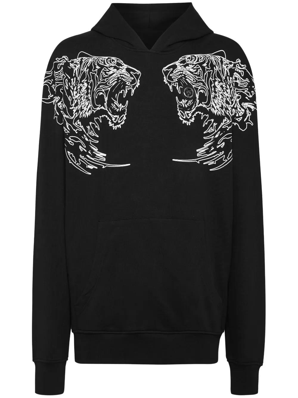 

Худи Tiger с логотипом Plein Sport, черный