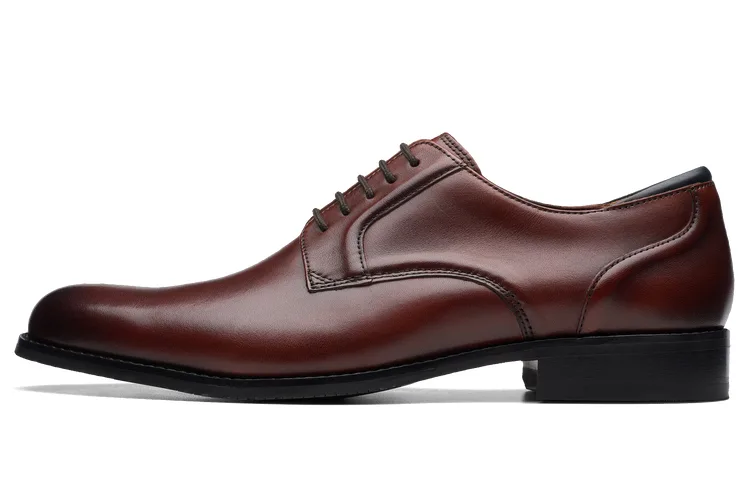 Туфли мужские низкие tan Clarks, темно-коричневый 261738498 — фото 3