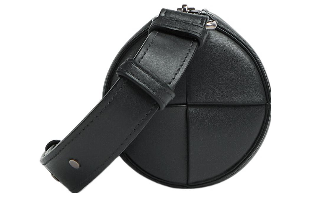 Bottega Veneta Сумка-цилиндр из коровьей кожи, наплечная сумка, кроссбоди маленькая мужская Stone Gray — фото 2