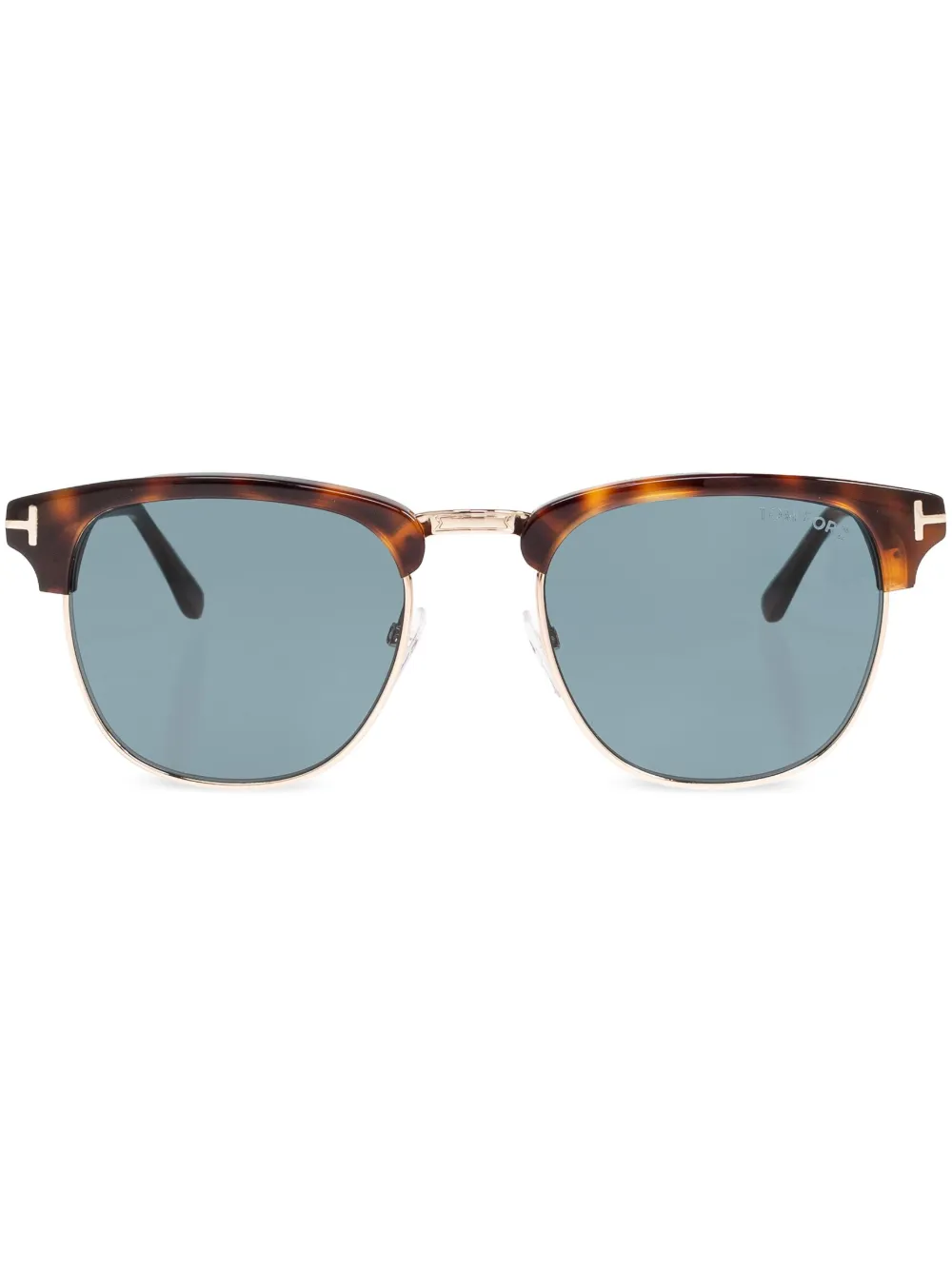 

Солнцезащитные очки в квадратной оправе TOM FORD Eyewear, коричневый
