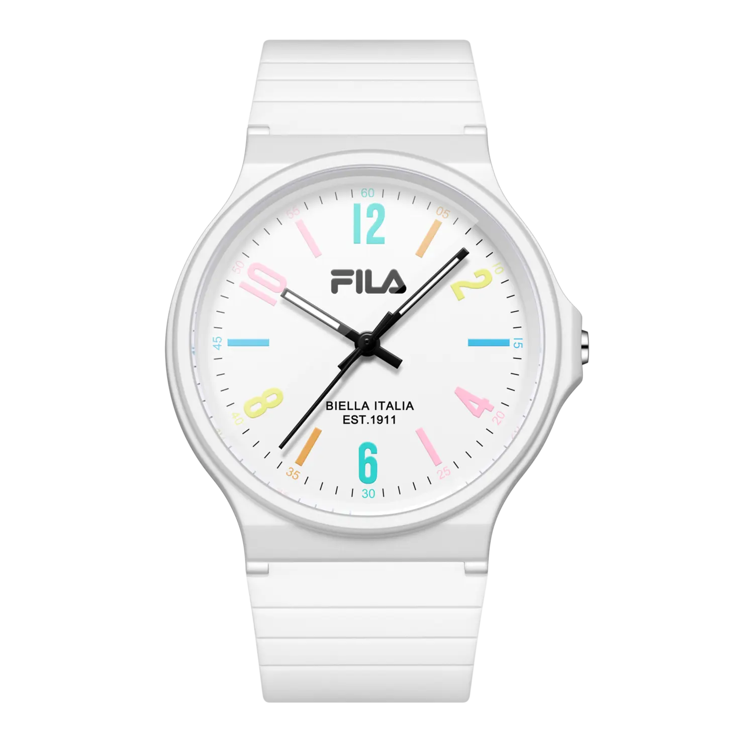 

FILA Часы Wrist Watch Quartz Movement Silicone Strap White Dial Unisex, [White]-6641-001
