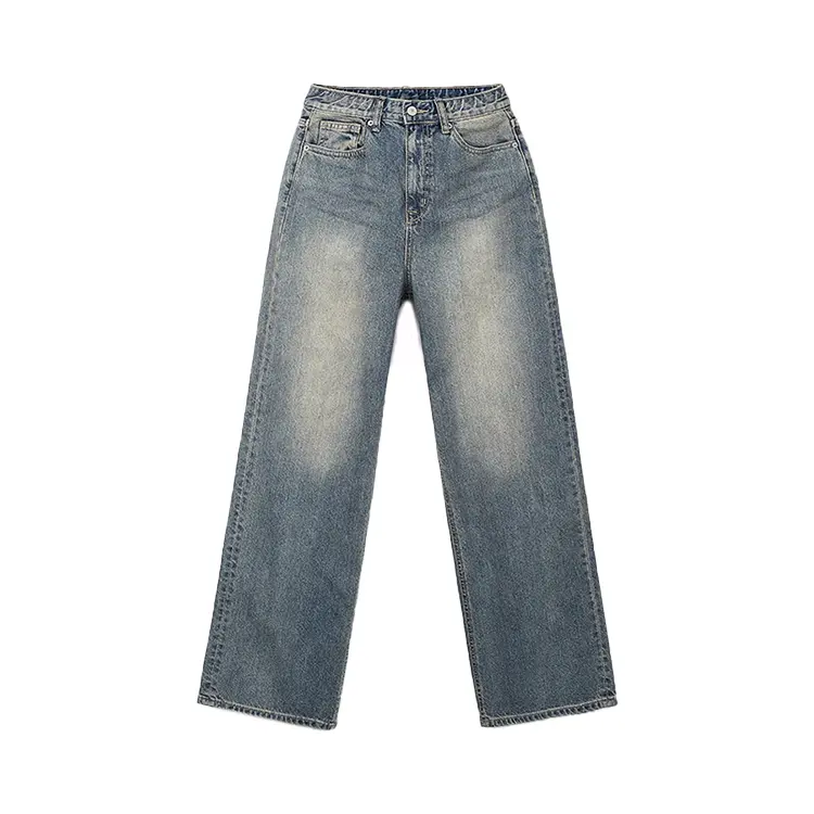 

Джинсы женские Moderate Straight Fit SPAO, vintage indigo