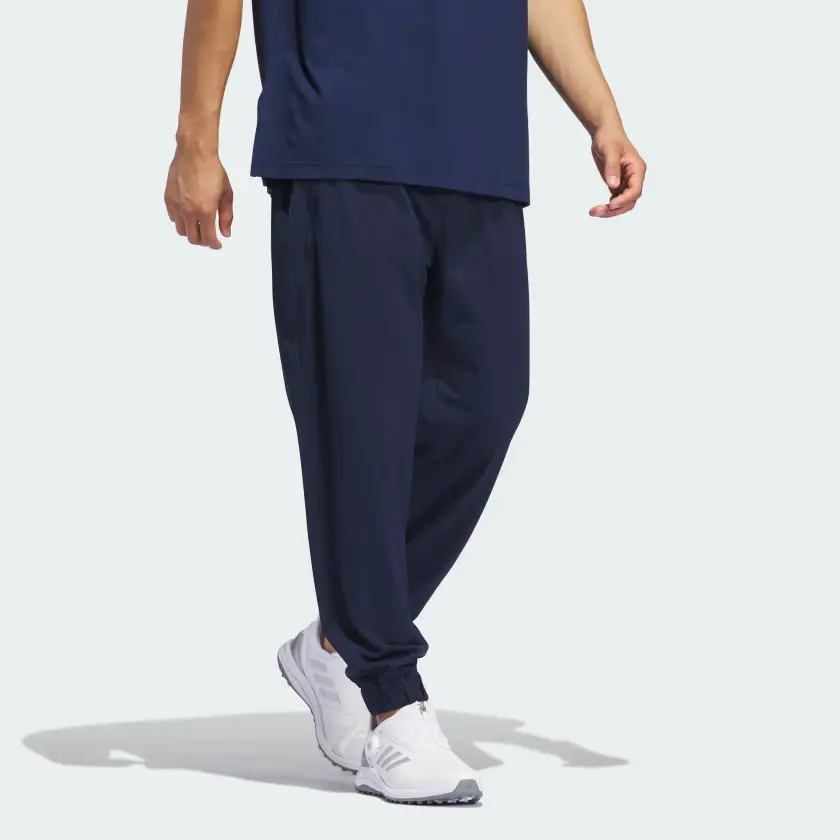 Мужские трикотажные спортивные штаны Ultimate Knit темно-синего цвета Adidas, темно-синий — фото 4