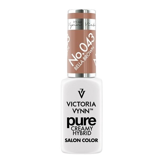 

Victoria Vynn Pure Creamy Hybrid 043 Гибридный лак для ногтей Bella Brown, 8 мл