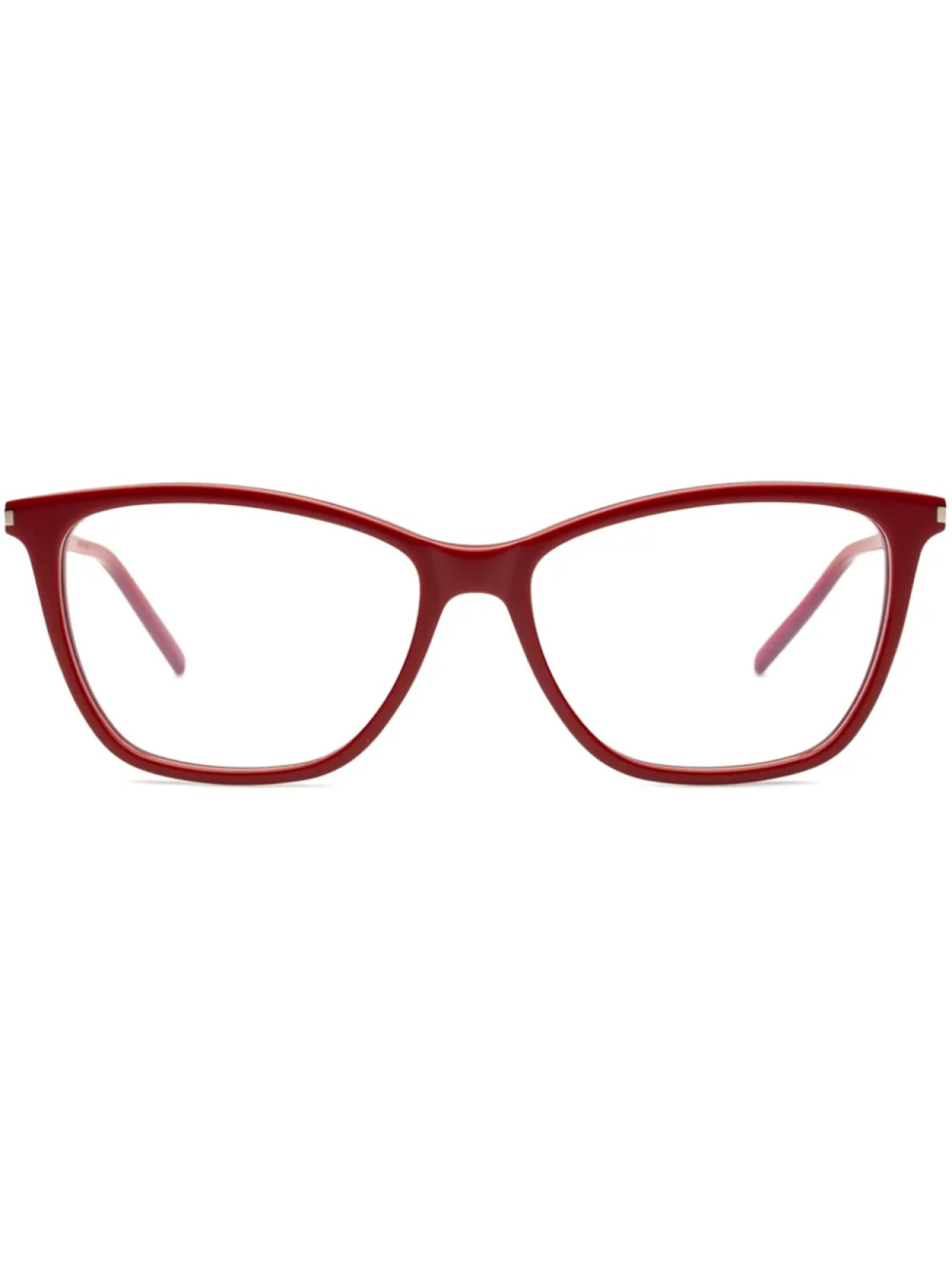 

Очки в оправе "Кошачий глаз" Saint Laurent Eyewear, красный