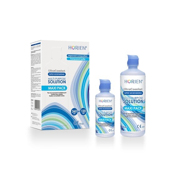 

Жидкость для линз Horien Maxipack 360мл + 120мл