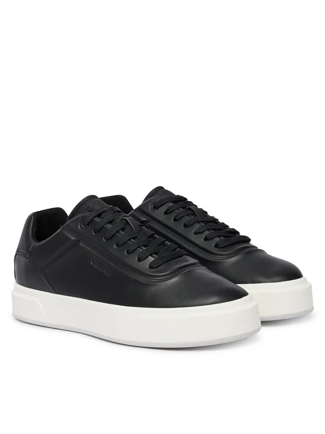 Calvin Klein Кроссовки Basket Cupole Oxf Lup Hf Lth YM0YM01452 черные — фото 2