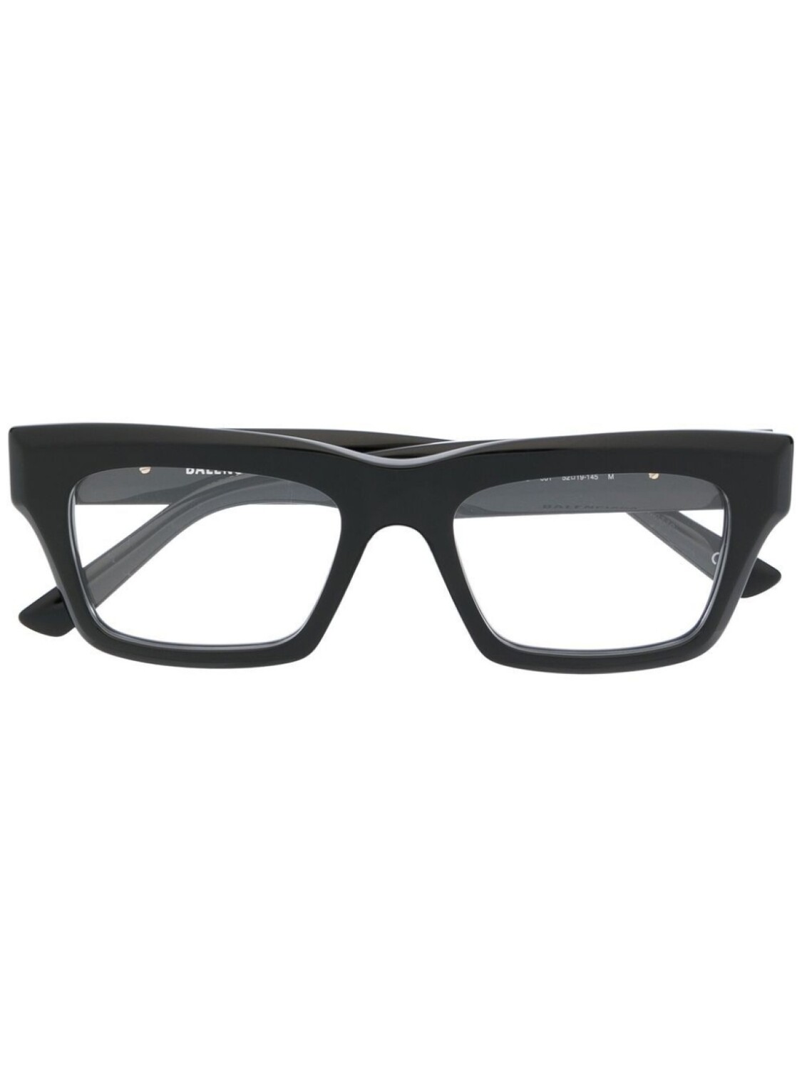 

Balenciaga Eyewear очки в квадратной оправе с логотипом, черный