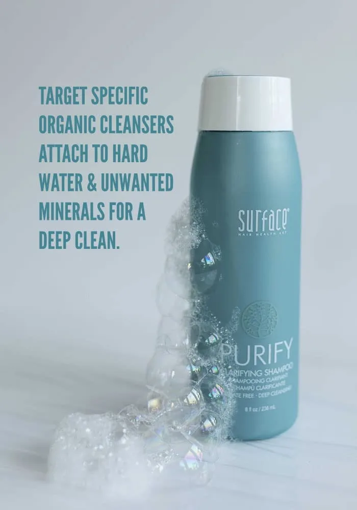 Набор для ухода за волосами Surface Hair Perfect Blonde: очищающий шампунь Purify, кондиционер Violet и увлажняющий спрей Bassu. — фото 3
