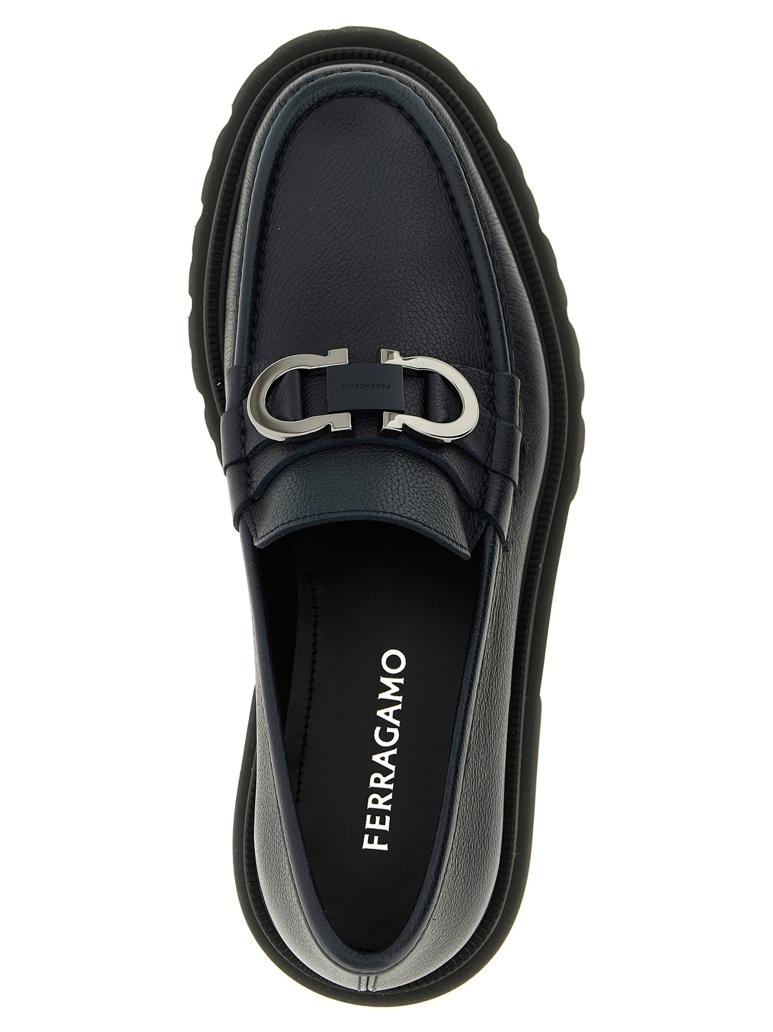 Лоферы 'Cocoon' Ferragamo, синий — фото 4