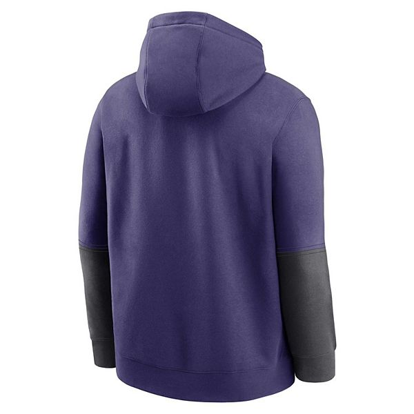 Мужская фиолетовая толстовка с капюшоном TCU Horned Frogs 2024 Sideline Club Nike — фото 4