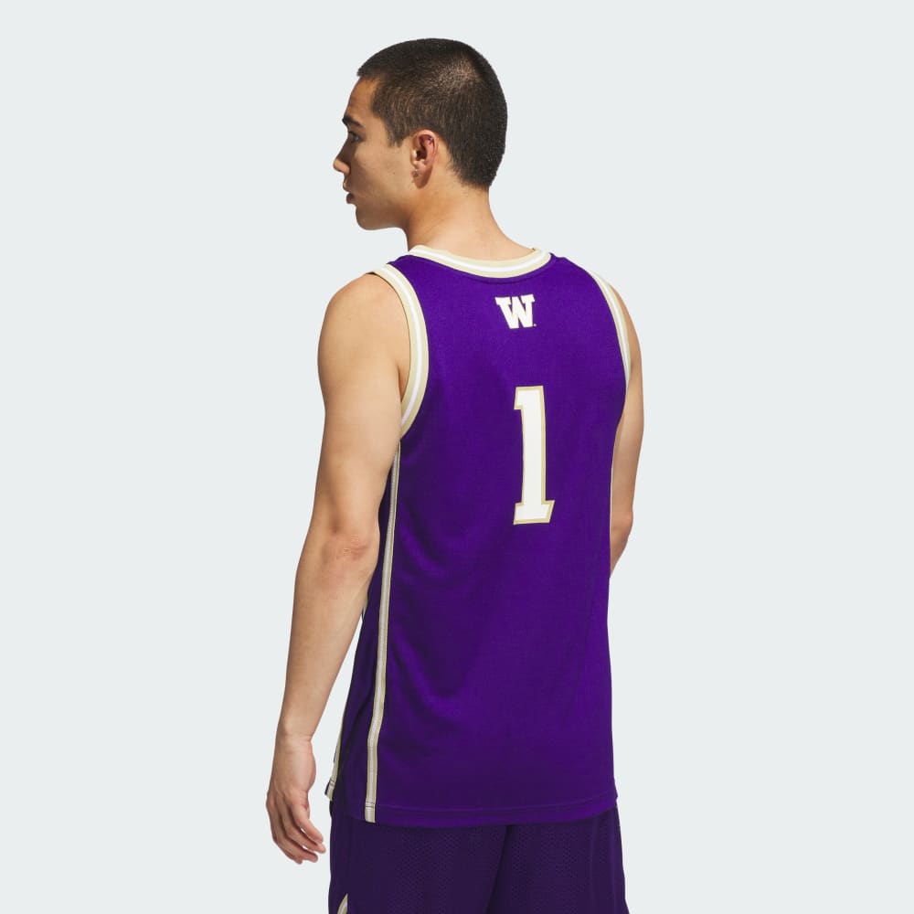 Джерси Adidas Washington Huskies Away Swingman Jersey, цвет Collegiate Purple — фото 2
