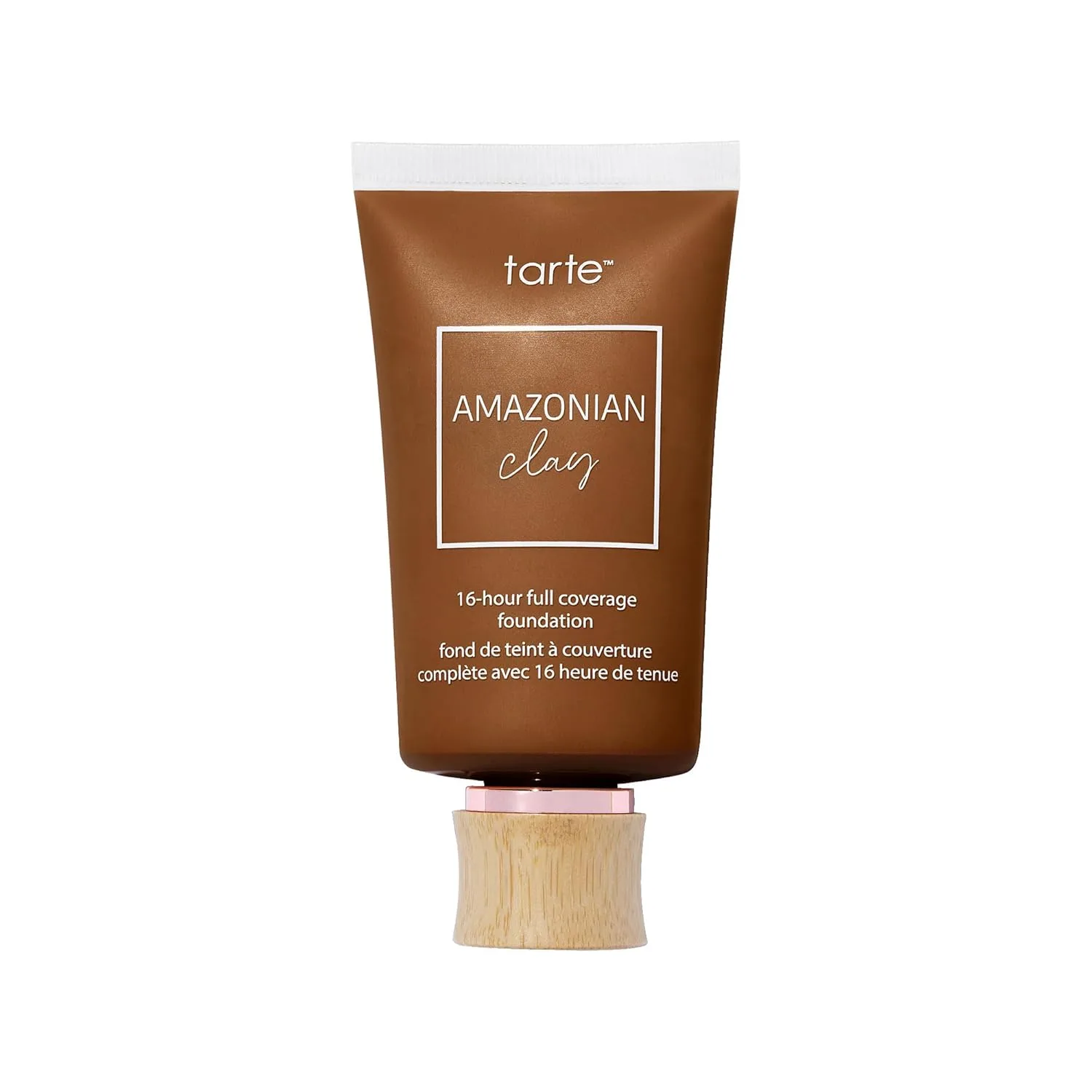 Тональный крем Tarte Amazonian Clay с матовым покрытием, обеспечивающий увлажнение и гладкость кожи в течение 16 часов. Веганский продукт, не тестируется на животных., rich sand