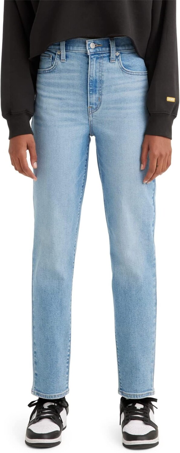 

Джинсы Levi's Womens High-Waisted Mom Jeans, цвет Light Indigo