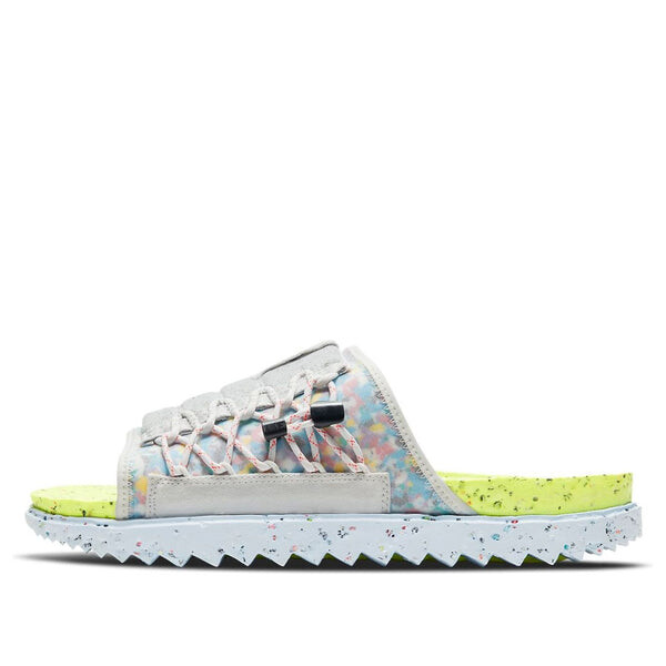 

Тапочки asuna crater slide 'volt' Nike, серый
