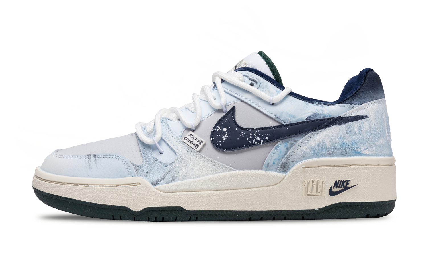 

Nike Полноразмерные Glacier Snow Blue устойчивые к истиранию низкие скейтбордские туфли мужские Sky Blue