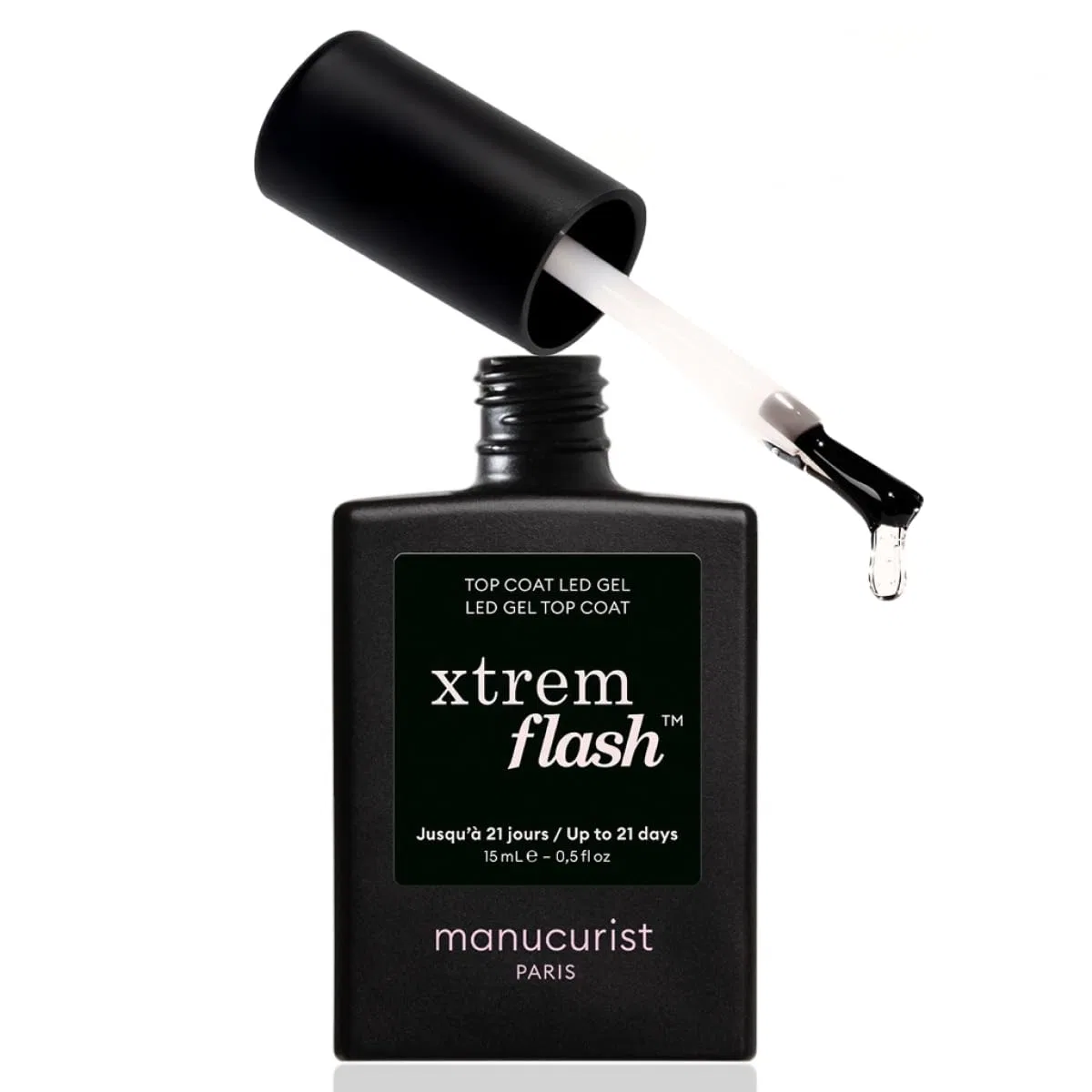 Гель-топ Manucurist Green Flash UV Xtrem Flash для стойкого маникюра Manucurist