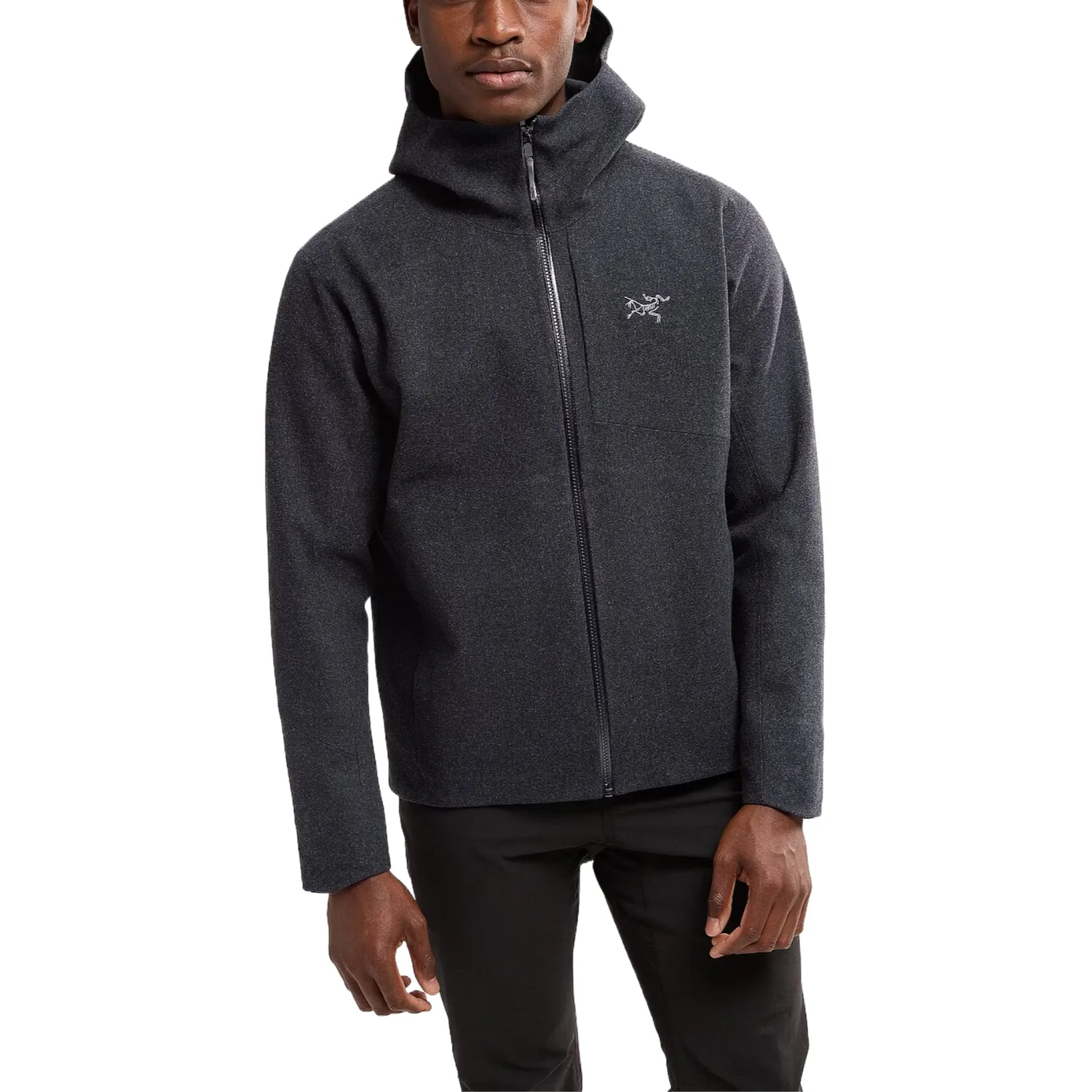 Куртка Soft Shell Sawyer мужская Arcteryx, Black Gray/Black Heather — фото 3