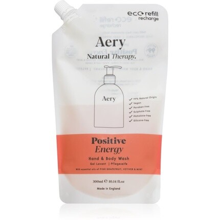 

Aery Aromatherapy Positive Energy Жидкое мыло для рук и тела - 300 мл